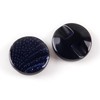 5 Pcs Round Resin Buttons Striped Buttons for Overcoat Sewing