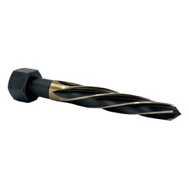 Drill America 11/16" Hex Shank Black and Gold Long Bridge/Construction Reamer, KFD Series
