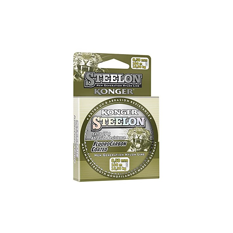 KONGER Steelon Fluorocarbon Fishing Line 0.12-0.50 mm (0.20 mm)