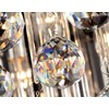 Adwikoso 4Pcs 40mm Crystal Ball Prism Pendant Glass Chandelier Hanging