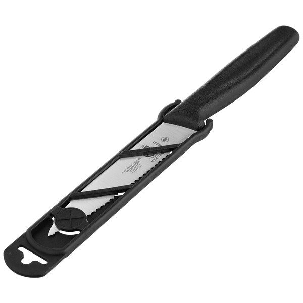 Mercer Culinary Mercer Pointed Tip Wavy Bar Knife, 4 Edge,