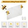 Double Handed Stone Carrying Clamps,Panel Carriers Lifting Tools,660 LBS Heavy