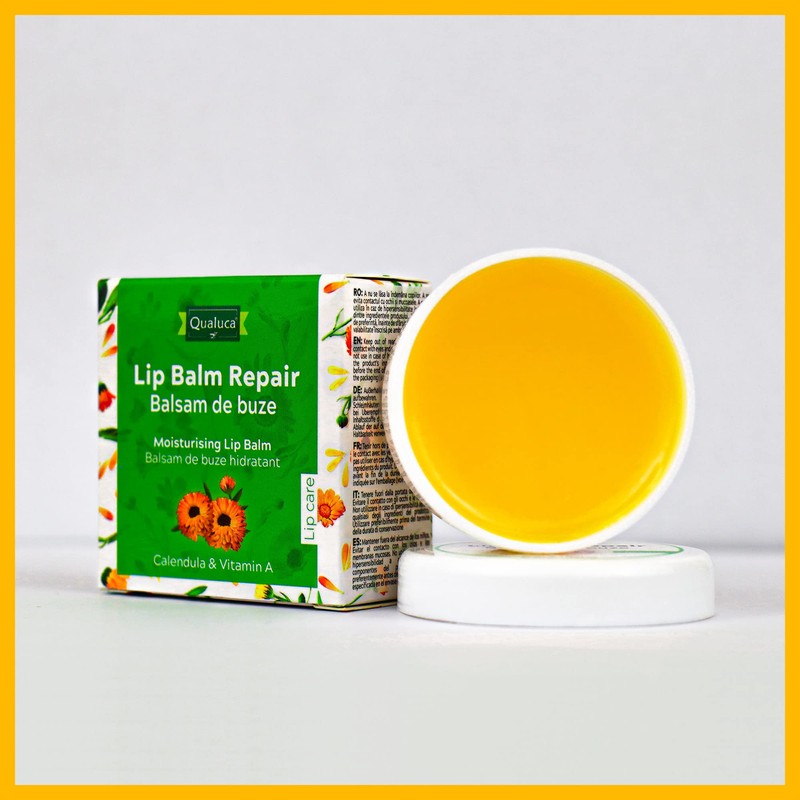 Qualuca Lip Balm Repair with Calendula & Vitamin A, Lip