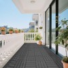 WONSHREE 12”x12” Plastic Interlocking Deck Tiles, 44 Pack Waterproof Patio