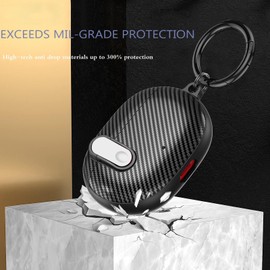 Beats Studio Buds/Studio Buds Plus Case Cover 2021/2023 Men Lock Clip with Clean Kit, GARTOO Protective Case and Cleaning Pen Compatible with Beat Studio Bud Plus for Women Girls Kids Black/White