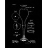 Stethoscope Patent Print Black Matte (13" x 19") M12365