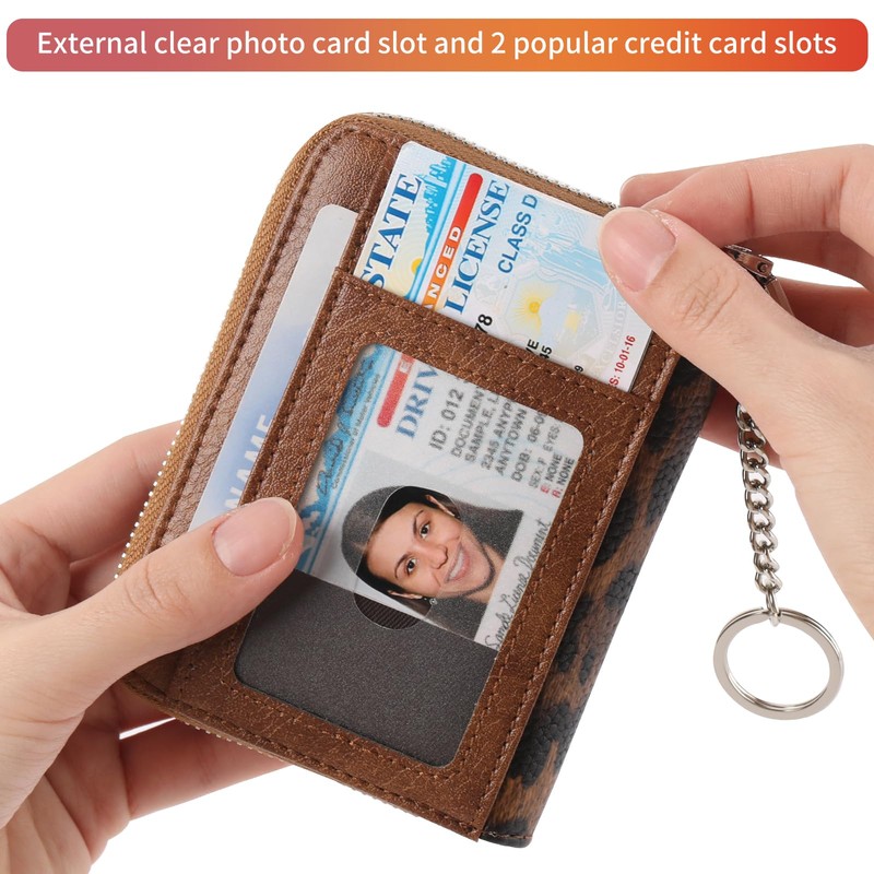 SENDEFN Women's Small Credit Card Holder with RFID Protection, Small