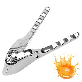 1 Piece Lemon Squeezer - Premium Citrus Juicer Made of High-Quality Rustproof Metal, 2025 Upgraded, Hand Press for Lemons and Limes, Dishwasher Safe, Lemon Squeezer (Stainless Steel)