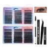 Kit De Extensión Lash Diy Lash Clusters 8-16mm 600 Pcs