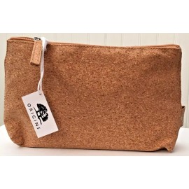 Origins NEW Origins BROWN Cork Look Makeup Cosmetic Travel Bag Case