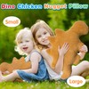 Aiideals Dino Nuggets Pillow, Dinosaur Chicken Nuggets Plush Funny Gifts