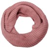 styleBREAKER Fine Rib Knitted Scarf, Plain Loop Scarf, Unisex 01018112