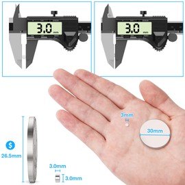 FINDMAG 50 Pcs 3 mm x 3 mm Mini Neodymium Magnets, Small Craft Magnets, Fridge Magnets, Whiteboard Magnets, Cylinder Magnets for Whiteboard, Magnets for Crafts, Photos, Tools, Arts, Hobbies, DIY