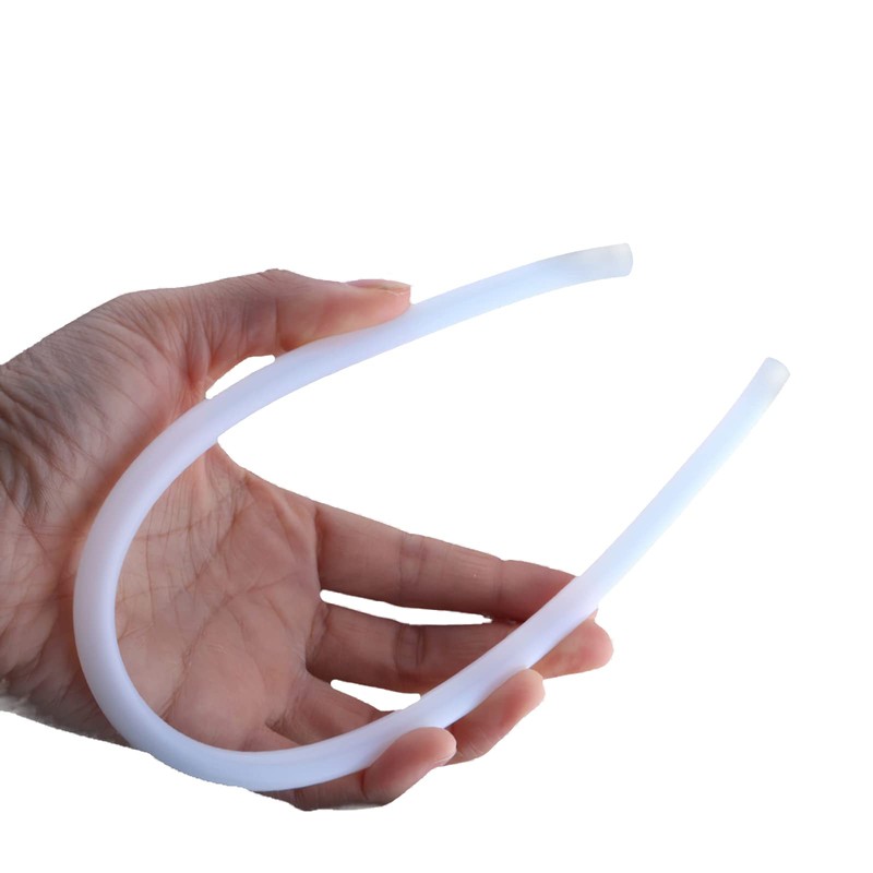 TEN-HIGH 2m PTFE-Schlauch,Transparenter Teflonschlauch（2 mm Innendurchmesse x 3 mm OD）Hitzebeständig