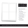 Dashleigh 40 Large Wine Bottle White Vinyl Printable Labels, 4x5