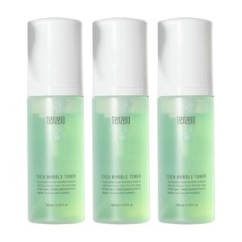 Ten Zero Daily Cica Bubble Toner 140ml 3pcs TONER Moisture Female Texture Elasticity Sample Skin / 텐제로 데일리 시카 버블 토너 140ml 3개 TONER 수분 여성 결 탄력 샘플 스킨