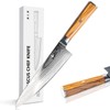 FUJUNI Damascus Chef Knife 8 inch 67-Layer Damascus VG10 Steel-