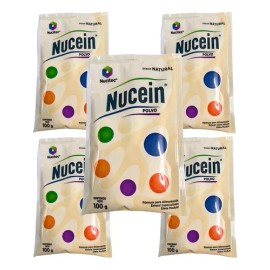 Nucein Polvo Caseinato De Calcio 5 Sobres Con 100 G Cu                                                                                                