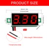 YIXISI 5 PCS DC 2.4-30V Gauge Tester 0.28", 2 Wires