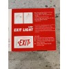 Simkar NOS Simkar LED Exit Light Dual Circuit 120/277 Red