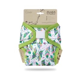 Petit Lulu XL Overtrousers (12-17 kg) for Cloth Nappies Velcro (Indian Summer)