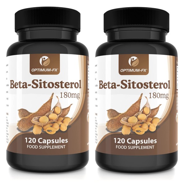 Beta Sitosterol 180mg from 400mg Plant Sterols Capsule High Strength