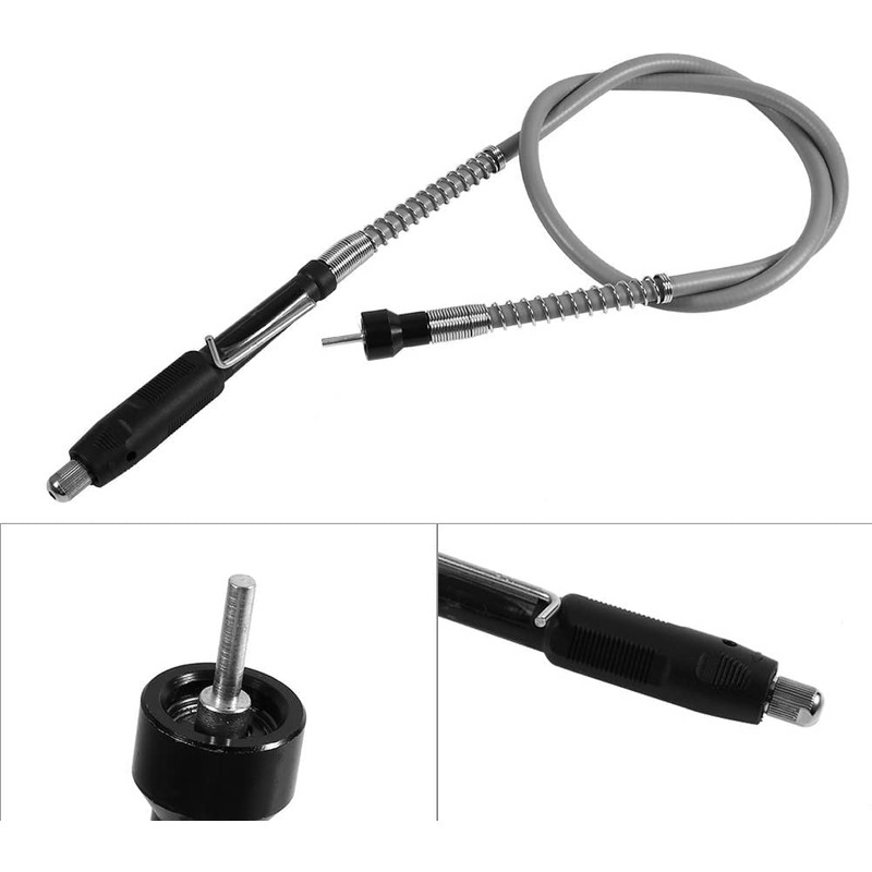 Zerodis Flexible Drill Shaft Extension, Flex Shaft with M8 Keyless