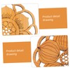 iplusmile 1set Thickened Bamboo Lotus Shape Creative Home Decor Protects