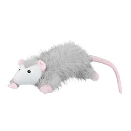 Ksidzas Opossum Stuffed Animal, 10" Grey Realistic Cute Possum Plush Gifts, for Boys Girls Possum Lover Gift Lively Fun Home Decorations