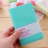 2 Pcs Mini Notebook, Mini Diary 2 Colors Pocket Notebook