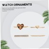 jojofuny 5pcs Decorative Charms for Smartwatch Bands Elegant Compatible Straps