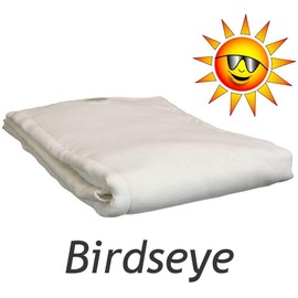 LeakMaster Adult Prefold Cloth Diapers Birdseye Weave - 100% Cotton Adult Reusable Diapers - Soft & Durable - Sewn in The USA - Day Weight - Size Medium