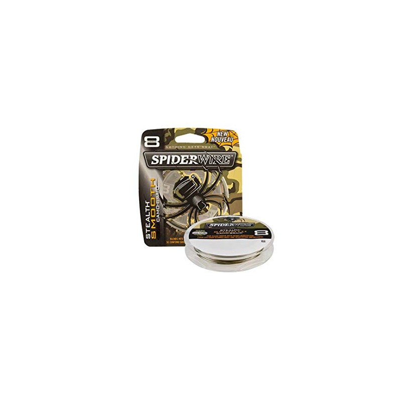 Spiderwire Stealth Smooth 8 Camo Braid 300m. (Camo, 0.14mm/28lb)