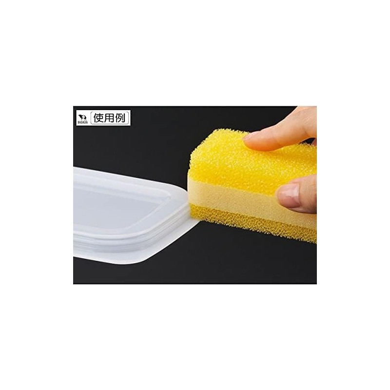 Storage Containers, Rakuchin Pack, Square, Deep, Clear Black, 15.2 fl