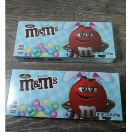 M&M's Milk Chocolat 3.10 oz Box, Easter Candy, 2 Packs. Pastel Colors SHIP24HRS