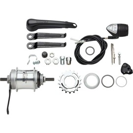 Sturmey Archer S30 3-Speed 36h, Silver with Coaster Brake