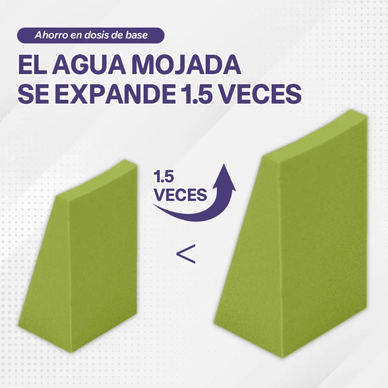 3 Pack Quesitos Maquillaje Esponjas Triangulares Maquillaje