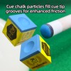 BenXvgxoz Pool Cue Chalk 24 Pack (2x12 Boxes) - Blue