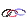 EPILEPSY-SEIZURES Medical Alert! Standard Adult Silicone Bracelets ~ Set of