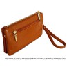 The Accessory Co. Womens Small Clutch Bag Plain Crossbody Purse