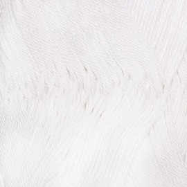 Cottonify DK Weight Pack of 2 100% Combed Cotton Mercerized Crochet and Knitting Yarn| 4 Ply DK Medium Weight | Gassed & Mercerized Ne 6/4 Soft Yarn – 186 Yd 100 Grams per Ball | (2, White)