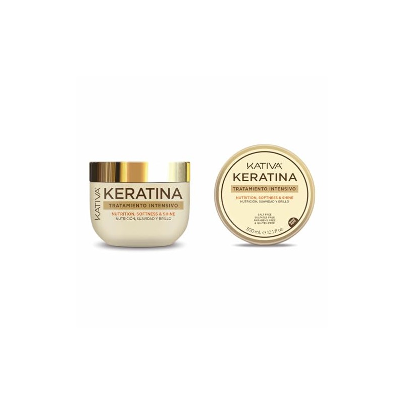 2 Pack KATIVA Keratina Tratamiento Intensivo 300mL