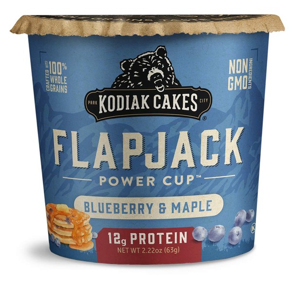 Kodiak Cakes Pancake On the Go, Blueberry and Maple, 2.16 Ounce (Pack of 12)