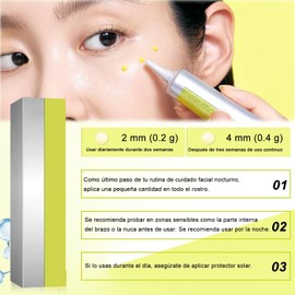 1PCS 15g Retinol Shot Tightening Serums, Crema reafirmante con re tinol, sueros faciales, Reti nol Firming Serum reduce la aparición de líneas de expresión y arrugas para Todo Tipo de Piel
