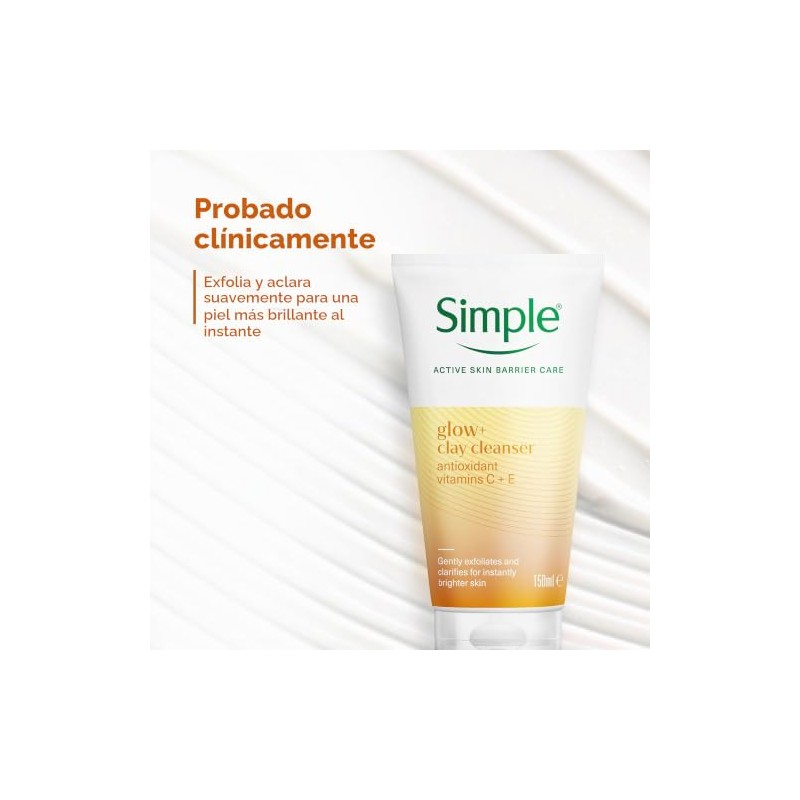Simple Protect 'N' Glow Express Glow - Esmalte exfoliante para