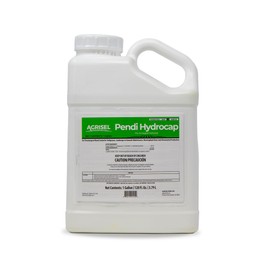Agrisel Pendi Hydrocap Weed Killer, Pre-Emergent Formula, Effective on 40+ Broadleaf Weeds and Grasses, No-Stain, Low-Odor, Mixes Easily, Pet Safe, 3-Pack of Disposable Gloves Included, 128 Ounces