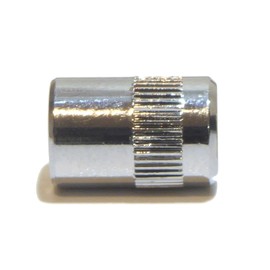 Silver/Chrome Guitar pickup toggle switch tip 3.5mm thread tube shaped knob