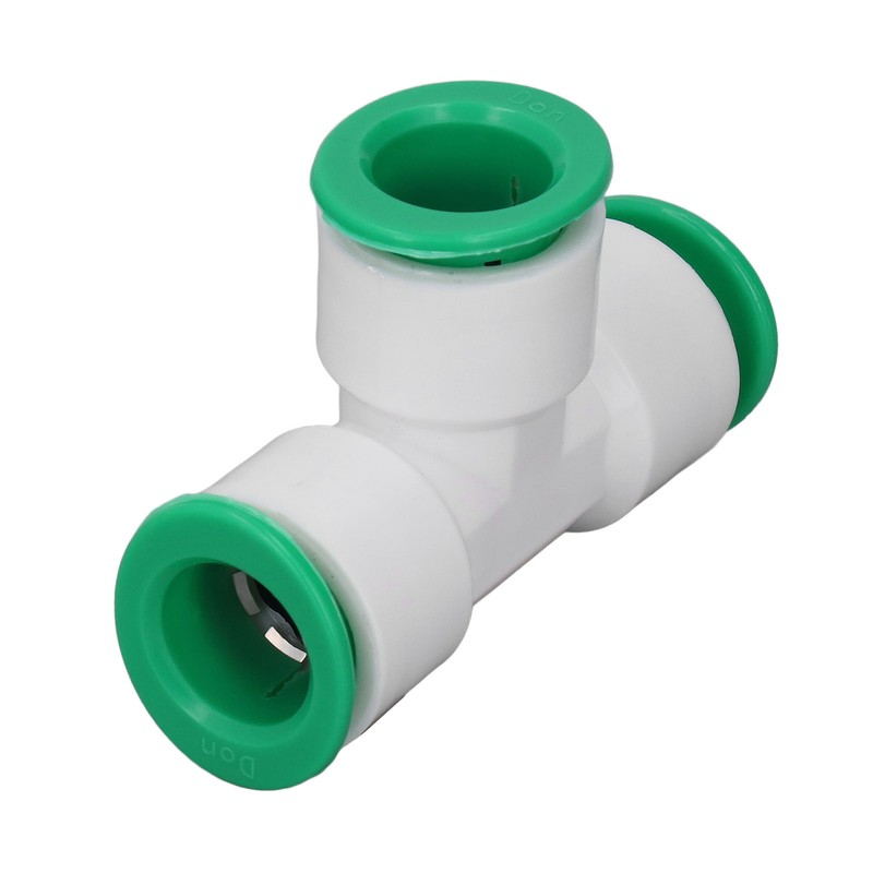 10Pcs Tee Connector 3 Way Quick Connect Push Water Pipe