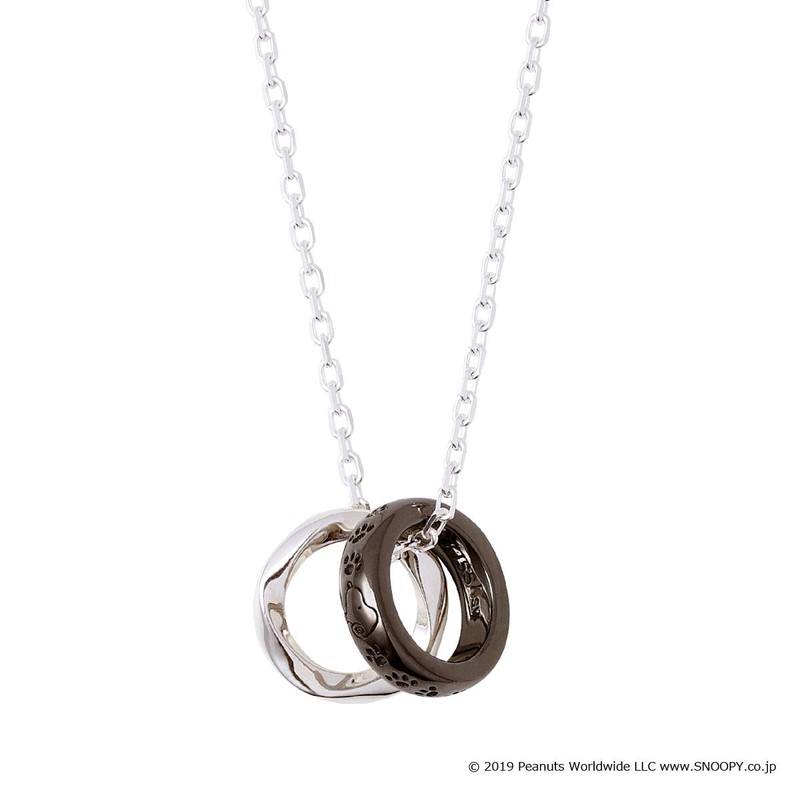 The Kiss PN-SN505 Peanuts Snoopy Silver Men's Necklace