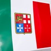 GATE 14 - Italian Flag with Merchant Marine Coat of